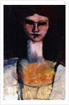 Bust of a Young Woman; Buste de Jeune Femme, c.1910-11 by Amedeo Modigliani