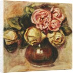 Vase of Roses; Vase de Roses by Pierre Auguste Renoir