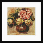 Vase of Roses; Vase de Roses by Pierre Auguste Renoir