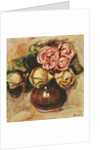 Vase of Roses; Vase de Roses by Pierre Auguste Renoir