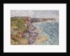 Sailboats near the Cliffs, Yport; Voiliers pres de Falaises, Yport, 1924 by Gustave Loiseau