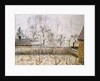 Landscape with Frost and Mist, Eragny; Paysage, Givre et Brume, Eragny by Camille Pissarro