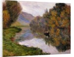 Boat on the Seine near Jeufosse by Claude Monet