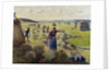 Harvesting Hay, Eragny; La Recolte des Foins, Eragny, c.1887 by Camille Pissarro