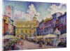 The Herb Market, Verona; la Place aux Herbes, Verone by Paul Signac