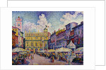 The Herb Market, Verona; la Place aux Herbes, Verone by Paul Signac