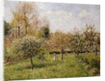 Spring at Eragny; Printemps a Eragny, 1900 by Camille Pissarro