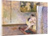 In Bonnard's Studio at 60 Rue de Douai: Nude by a Screen; Dans l'Atelier de Bonnard, 60 Rue de Douai: Nu au Paravent by Edouard Vuillard