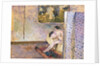 In Bonnard's Studio at 60 Rue de Douai: Nude by a Screen; Dans l'Atelier de Bonnard, 60 Rue de Douai: Nu au Paravent by Edouard Vuillard