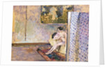 In Bonnard's Studio at 60 Rue de Douai: Nude by a Screen; Dans l'Atelier de Bonnard, 60 Rue de Douai: Nu au Paravent by Edouard Vuillard