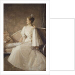 Portrait of a Lady seated on a Sofa, c.1900 by John Lavery