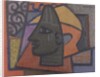 Design with Benin Head by Mark Gertler