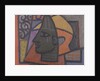 Design with Benin Head by Mark Gertler