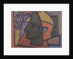 Design with Benin Head by Mark Gertler