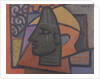 Design with Benin Head by Mark Gertler