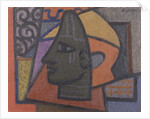 Design with Benin Head by Mark Gertler
