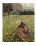 Crocuses by Lucien Pissarro