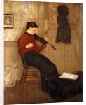 Young Woman with a Violin, 1897-98 by Gwen John