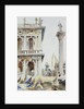 The Corner of the Libreria, with the Column of St. Theodore, Venice, 1904 by John Singer Sargent