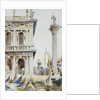 The Corner of the Libreria, with the Column of St. Theodore, Venice, 1904 by John Singer Sargent