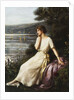 Portrait of a Woman by a Lake by Albert Lynch