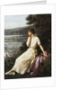 Portrait of a Woman by a Lake by Albert Lynch