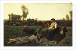 The Haymakers at Rest by Jules Breton