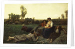 The Haymakers at Rest by Jules Breton