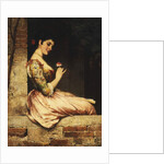 The Pink Rose by Eugen von Blaas