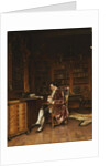 In the Library by Johann Hamza