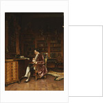 In the Library by Johann Hamza