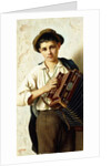A Young Accordian Player by Vittorio Rignano