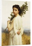 A Nymph Holding a Laurel Branch, 1900 by William-Adolphe Bouguereau
