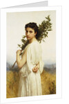 A Nymph Holding a Laurel Branch, 1900 by William-Adolphe Bouguereau