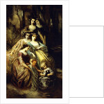 Empress Eugenie and Her Attendants, by Adolphe Joseph Thomas Monticelli