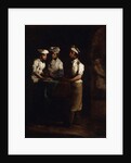 The Three Cooks; Les Trois Cuisiniers by Auguste Theodule Ribot