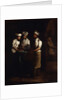 The Three Cooks; Les Trois Cuisiniers by Auguste Theodule Ribot