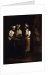 The Three Cooks; Les Trois Cuisiniers by Auguste Theodule Ribot