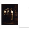 The Three Cooks; Les Trois Cuisiniers by Auguste Theodule Ribot