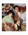 Flower Gatherers, 1916 by Eduardo Ferrer Comas