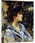 Young Woman in Blue - Miss H. Strom by James Jebusa Shannon