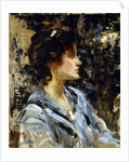 Young Woman in Blue - Miss H. Strom by James Jebusa Shannon