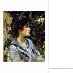 Young Woman in Blue - Miss H. Strom by James Jebusa Shannon