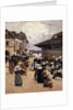 Corner Market in Concarneau; Coin de Marches a Concarneau by Fernand Legout-Gerard
