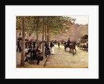 A Paris Street; Une Avenue Parisienne, c.1880 by Jean Beraud