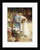 A Flower Market by Victor Gabriel Gilbert