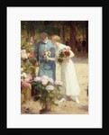 A Flower Market by Victor Gabriel Gilbert