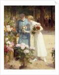 A Flower Market by Victor Gabriel Gilbert