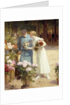 A Flower Market by Victor Gabriel Gilbert