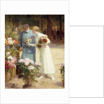 A Flower Market by Victor Gabriel Gilbert